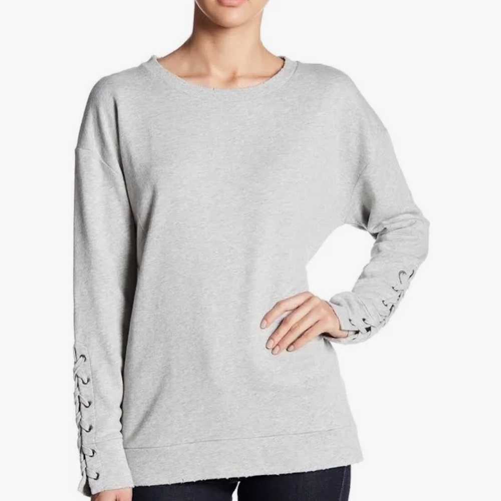 Joe's Jeans Gray Crew Neck Sweater